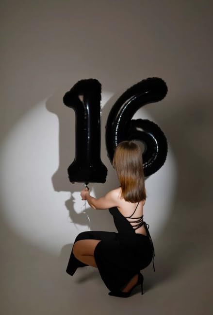 Black Number 11 Balloon 40 inch, Numbers 11 Birthday Balloons for Boy Girl, Black Foil 11 Balloon for 1st 11 Birthday Party, Anniversary Celebration Decorations