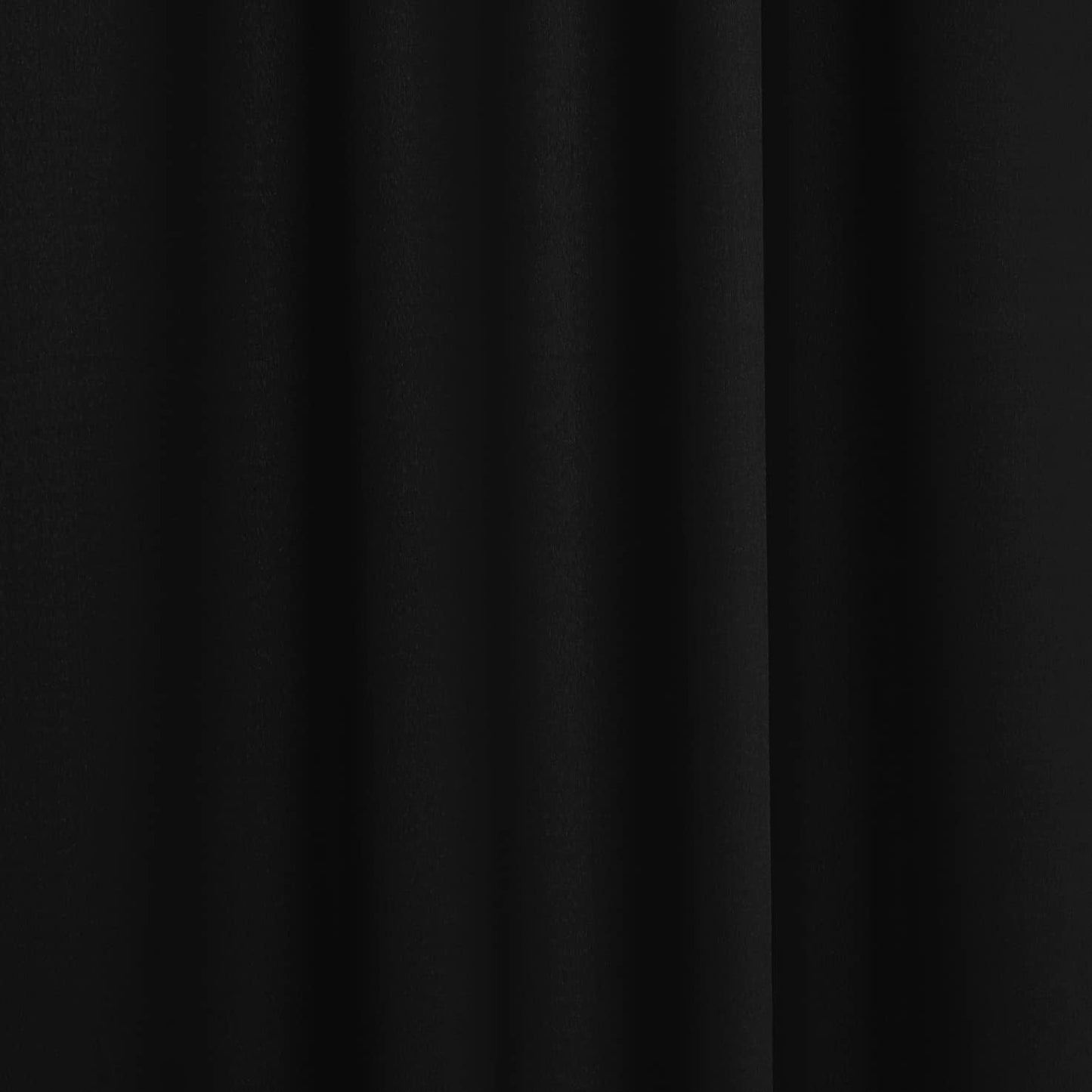 AK TRADING CO. 10 feet x 8 feet IFR Polyester Backdrop Drapes Curtains Panels with Rod Pockets - Wedding Ceremony Party Home Window Decorations - Black