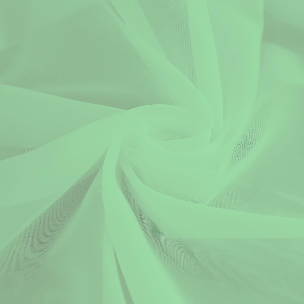 Window Light Green Sheer Curtains 72 Inches Long 2 Panels Sheer Curtain Basic Rod Pocket Panel for Bedroom Children Living Room Yard Kitchen (Light Green, 52" W x 72" L | 2 pcs)