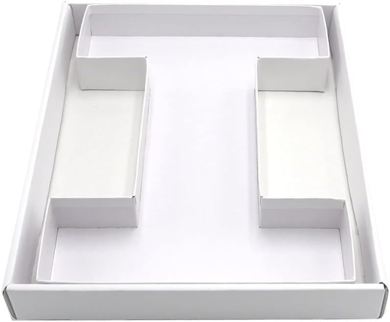 12" Fillable Cardboard Letter Charcuterie Gift Cupcake Box With Cover Sweets Packaging (I)