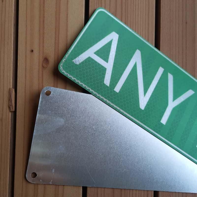 Custom Metal Signs for Home Decor - Personalized Outdoor Street Sign, Fade Resistant Aluminum, UV Protected & Weatherproof - 4x18 Inches