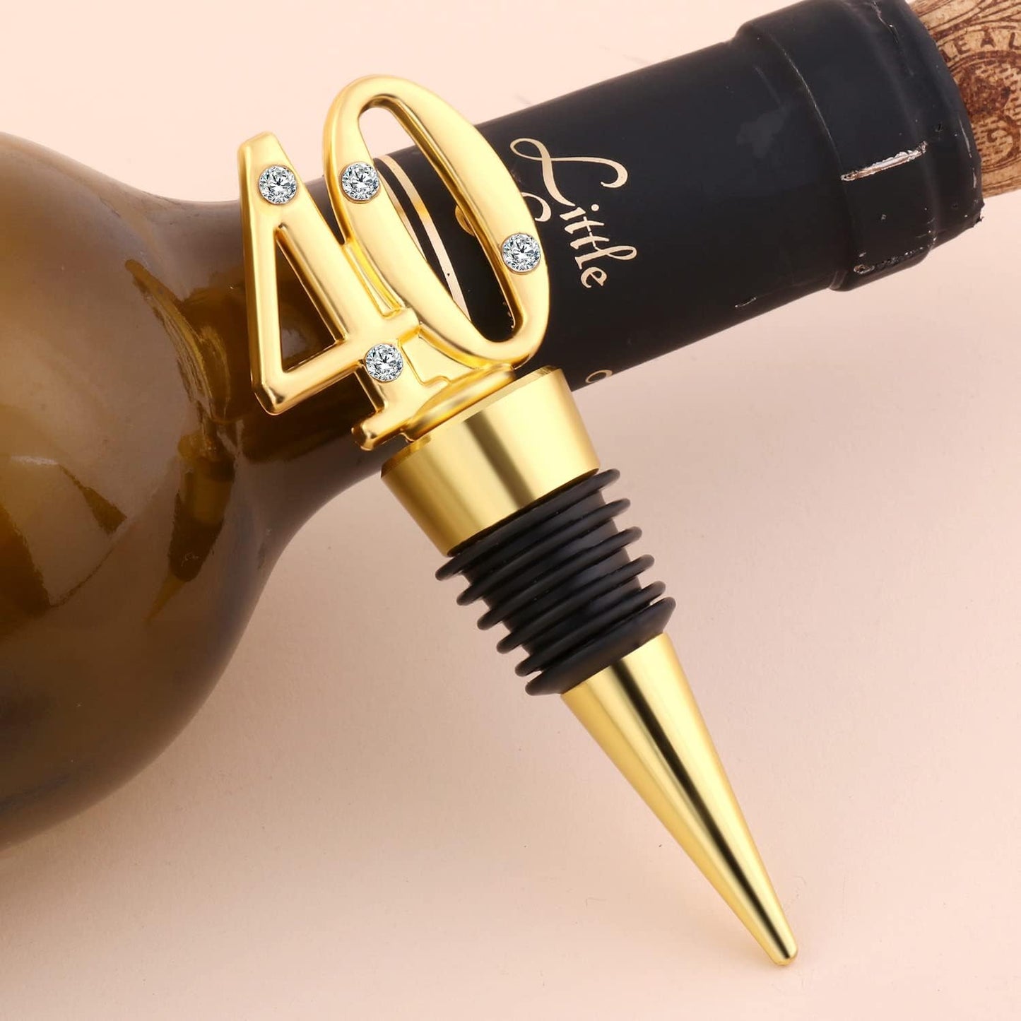 24 Pack 40th Birthday Favors For Guests 40 Years Old Wine Bottle Stopper With Gift Box For 40th Wedding Gift Party Favor Decoration