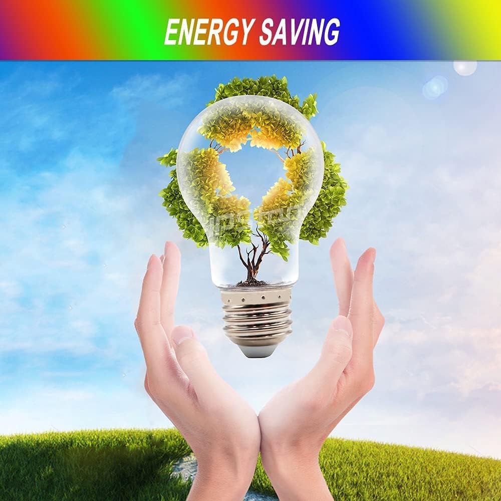 35FT Outdoor String Lights, 16 Shatterproof Edison Bulbs, Dimmable RGB Color Changing Patio Lights with Remote. Solar-Powered & Waterproof for Garden Commercial LED Decorative Lighting.