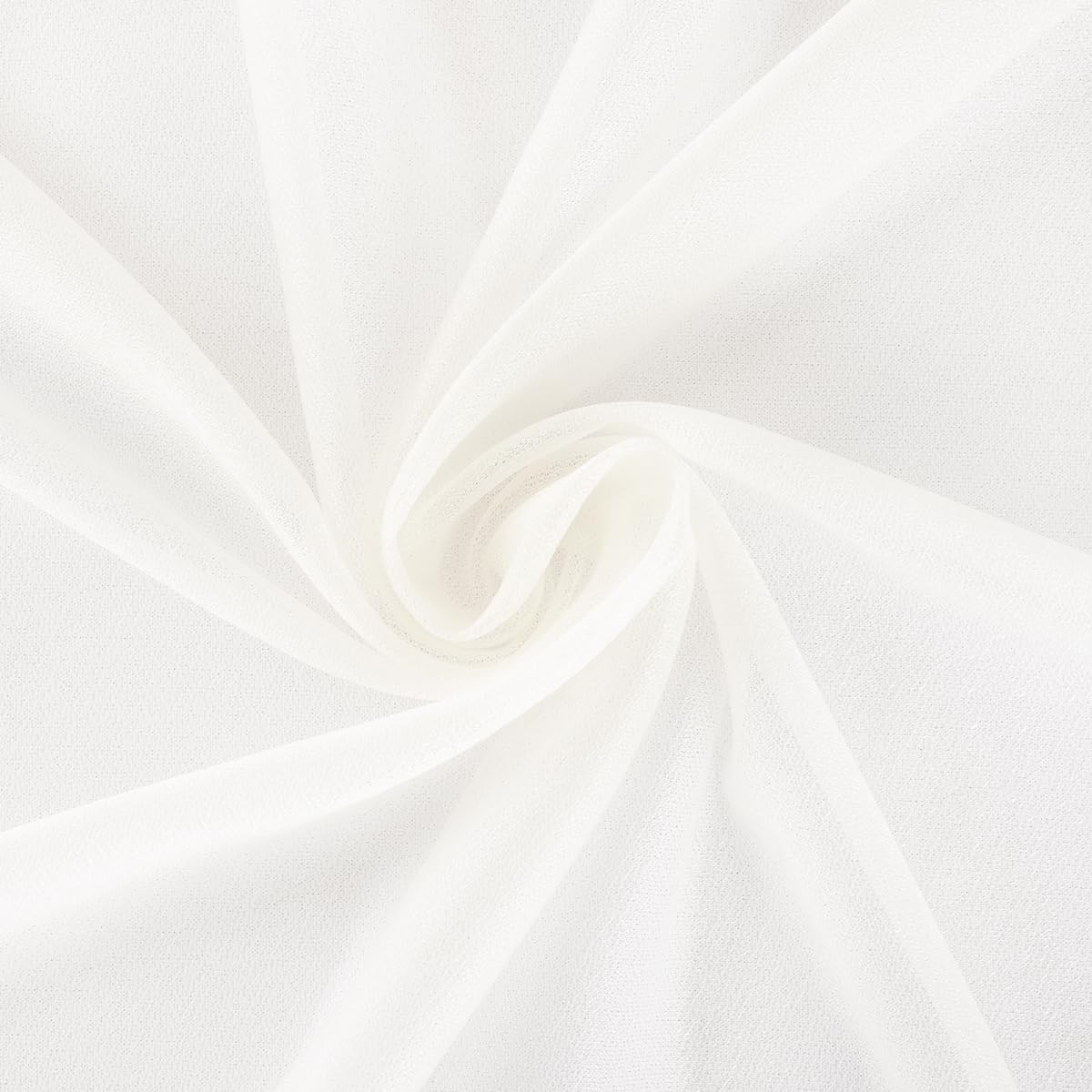 Ivory Wedding Arch Draping Fabric 29" x 20 FT White Drapes for Backdrop Sheer Curtains Wedding Drapes for Romantic Bridal Baby Shower Decorations Ceremony Birthday Party Fall Outdoor Events
