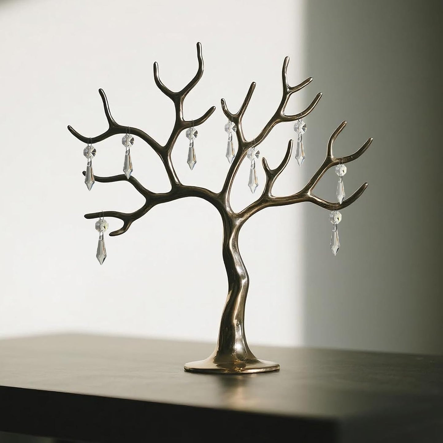 Premium Clear Crystal Glass Drops 2.4" - Multi-Purpose Hanging Prisms for Holiday Party/Home/Window Decoration/Chandelier Replacement Parts (16)