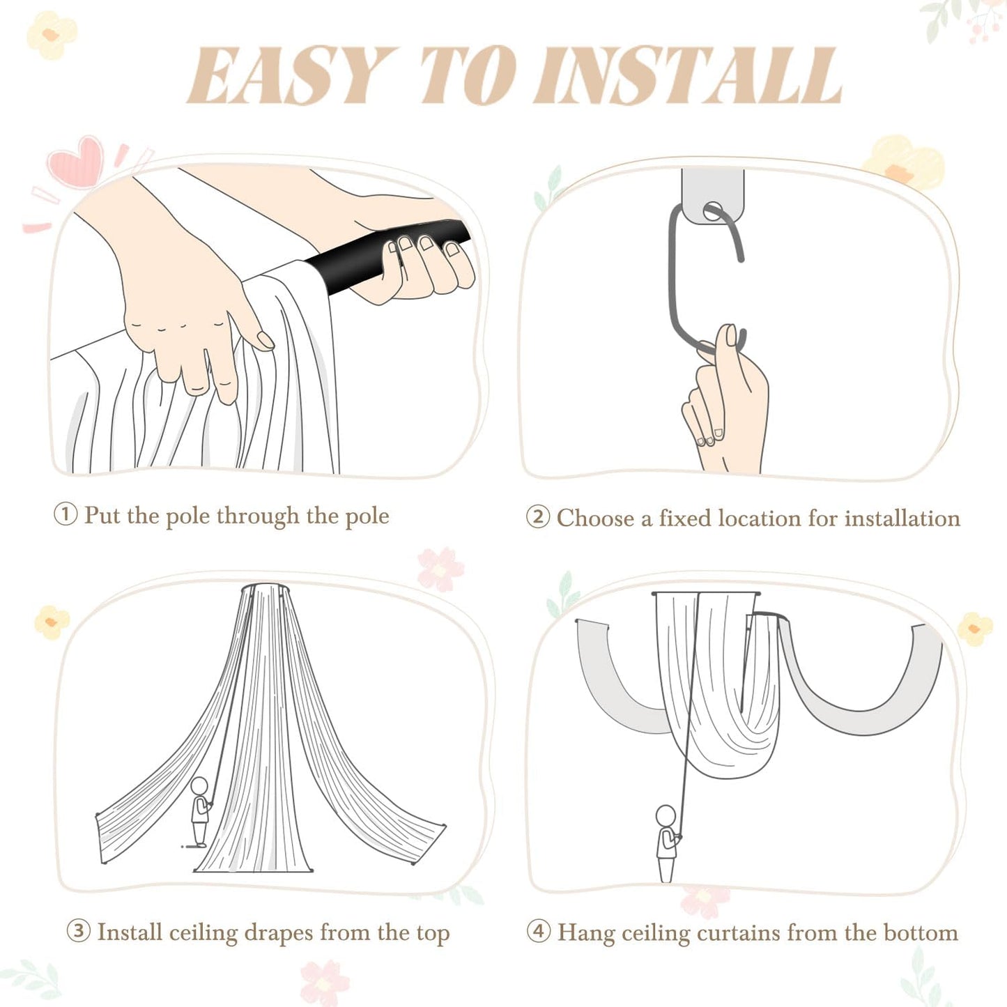 FUHSY Ceiling Drapes Wedding Arch Draping Fabric Chiffon Fabric Drapery Burgundy Chiffon Curtains for Backdrop 5FTx20FT 2 Panels Arch Decorations for Ceremony Party Wedding Archway Ceiling Curtains