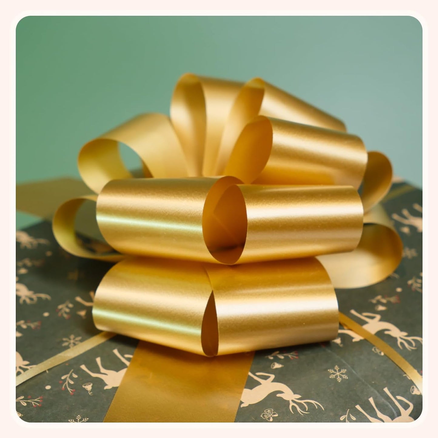 6 Pcs 6 Inch Golden Pull Bows, Perfect for Gift Wrapping, Gift Wrapping Baskets Wedding Christmas Party Decorations, Crafts – Quality Pull Bows for Gifts and Decorations