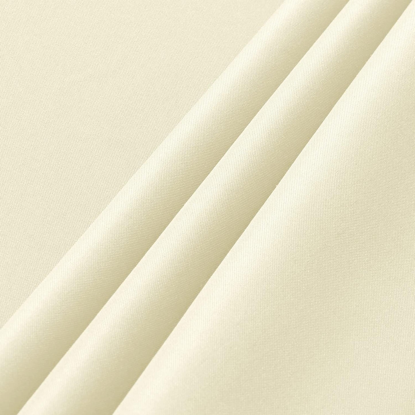 sancua 2 Pack Beige Tablecloth 60 x 102 Inch, Rectangle 6 Feet Table Cloth - Stain and Wrinkle Resistant Washable Polyester Table Cover for Dining Tables, Buffet Parties and Camping