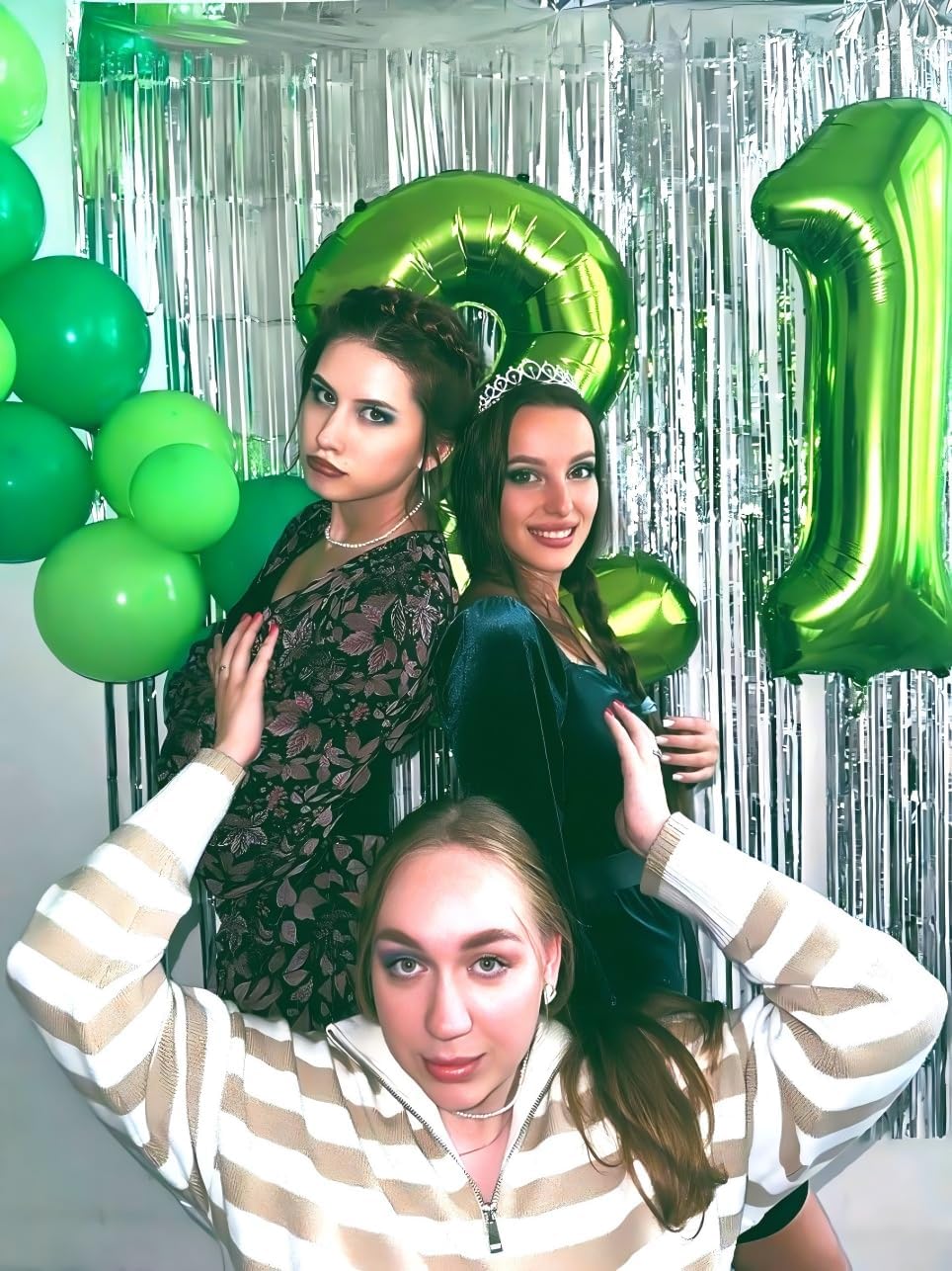 Light Green Number 1 Balloon 40 inch, Number 1 Birthday Balloons for Boy Girl, Light Green Foil One Balloon for 1st 10 11 12 16 18 Birthday Party, Anniversary Celebration Number Balloons Decorations