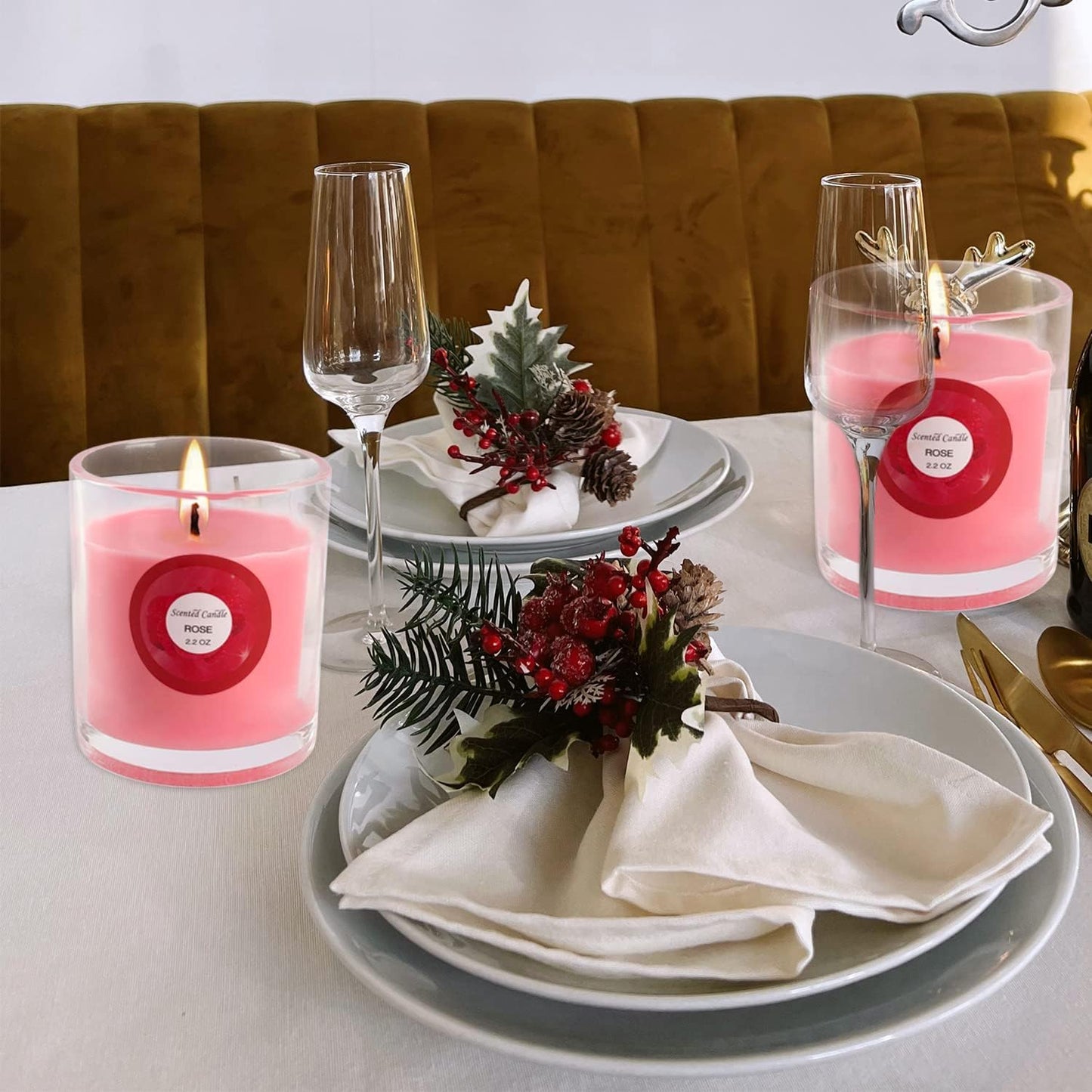 40pack Scented Candles Gift,Natural Soy Wax Jar Candles,Small Portable Tin Candles Set for Mom,Women,Teachers, Colleagues and Friends,2 OZ