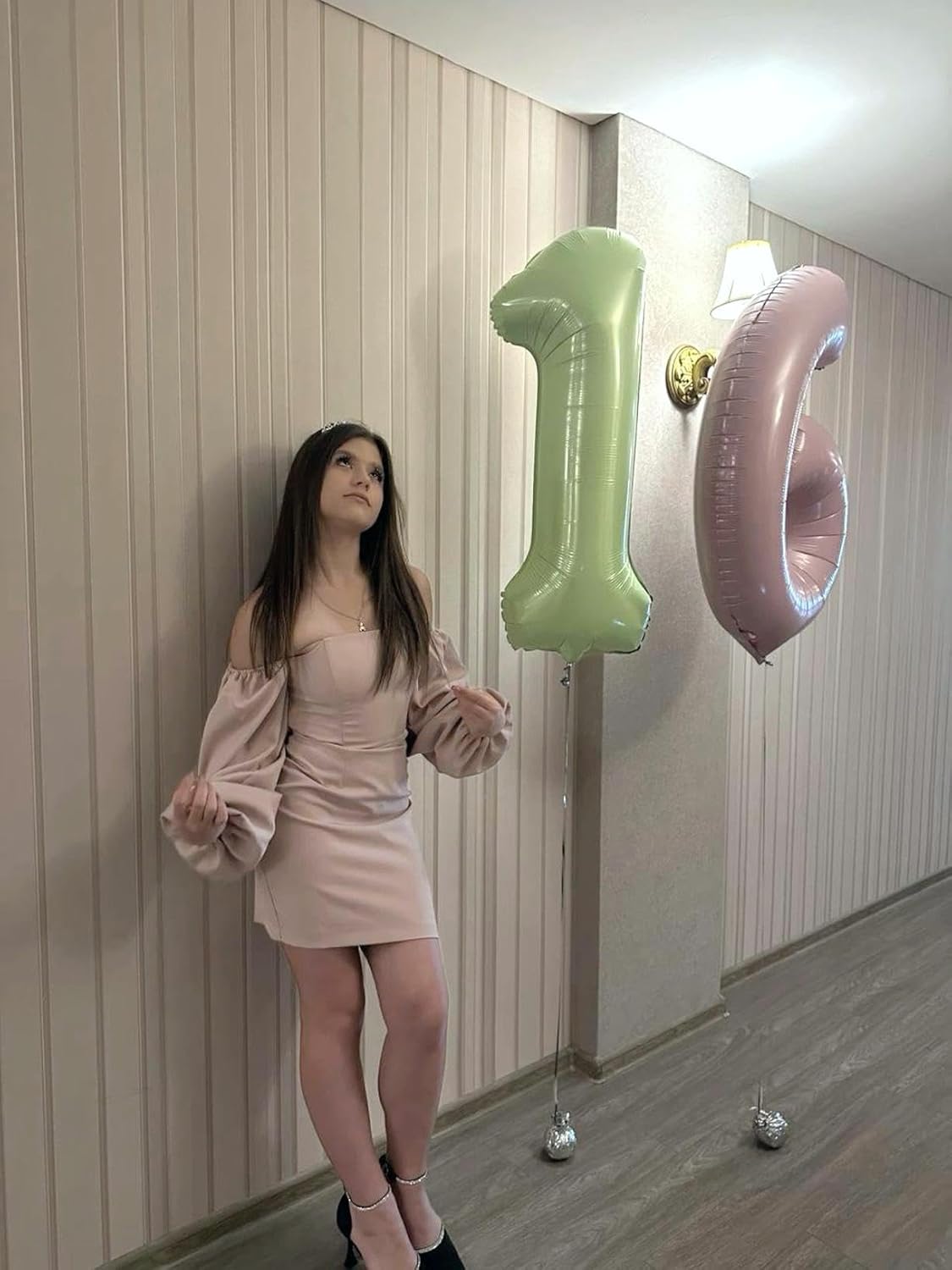 Big Sage Green 40 Inch 9 Balloon Number, Jumbo Giant 9th 19 29 39 49 99 Birthday Party Decorations, Large Oliver Green Foil Balloons Anniversary Birthday Party Engagement Decorations