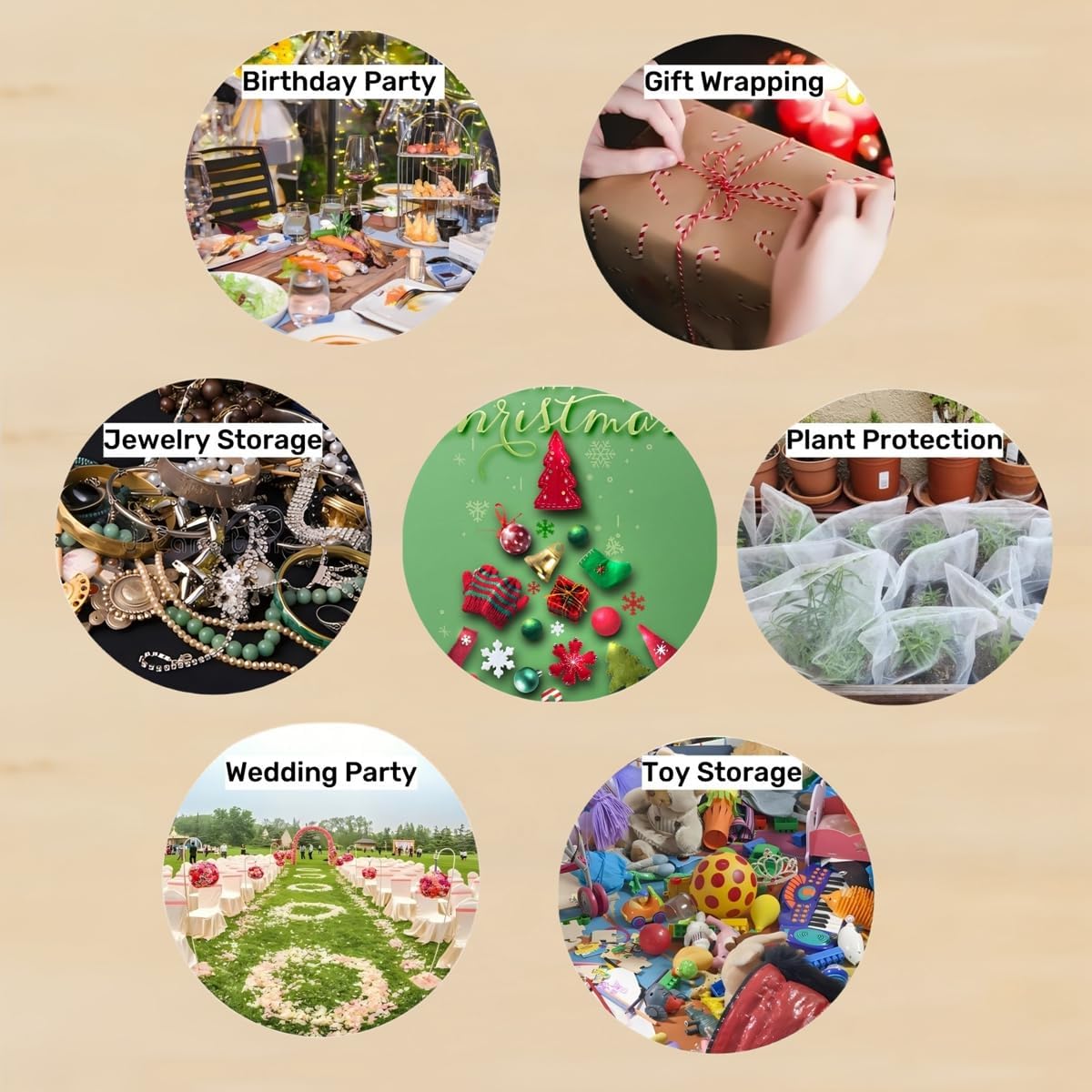 100 Pack 2.8 x 3.5 Inch Flower Heart Organza Jewelry Gift Pouch Candy Pouch Drawstring Wedding Favor Bags B511S (red gold flower)