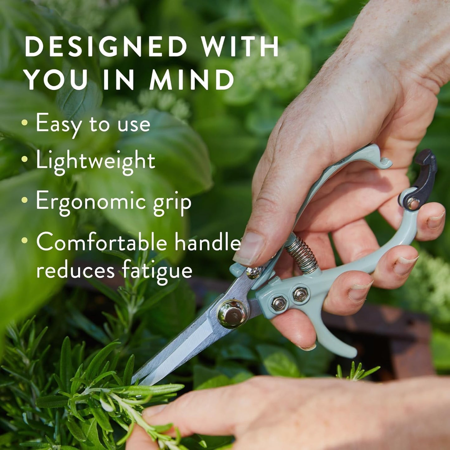Modern Sprout Pruning Shears - Herb Snipping Scissors- Lightweight Gardening Tools W/Easy Lock - Flower Cutter Garden Shears - Carbon Steel Blade + Plastic-Free Reusable Holster (Multicolor, 12 Pcs)