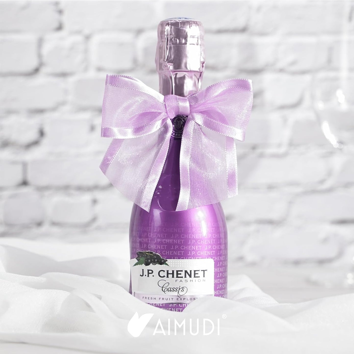 AIMUDI Purple Bows for Crafts 4" Lavender Bows with Twist Ties Premade Lilac Bows Pre Tied Organza Bows for Treat Bags, Easter's Day, Cake Pop,Gift Wrapping,Baby Shower,Wedding Favor -12 Counts