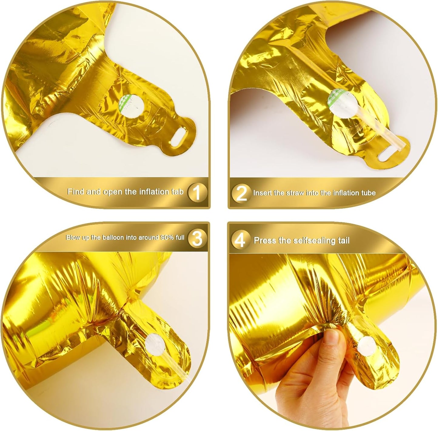 Gold Mylar Number 20 Balloon 40 inch, Number 20 Birthday Balloon for Boy Girl, Gold Foil Balloon for 20 Twenty Birthday Party, Anniversary Celebration Number Balloons Decorations