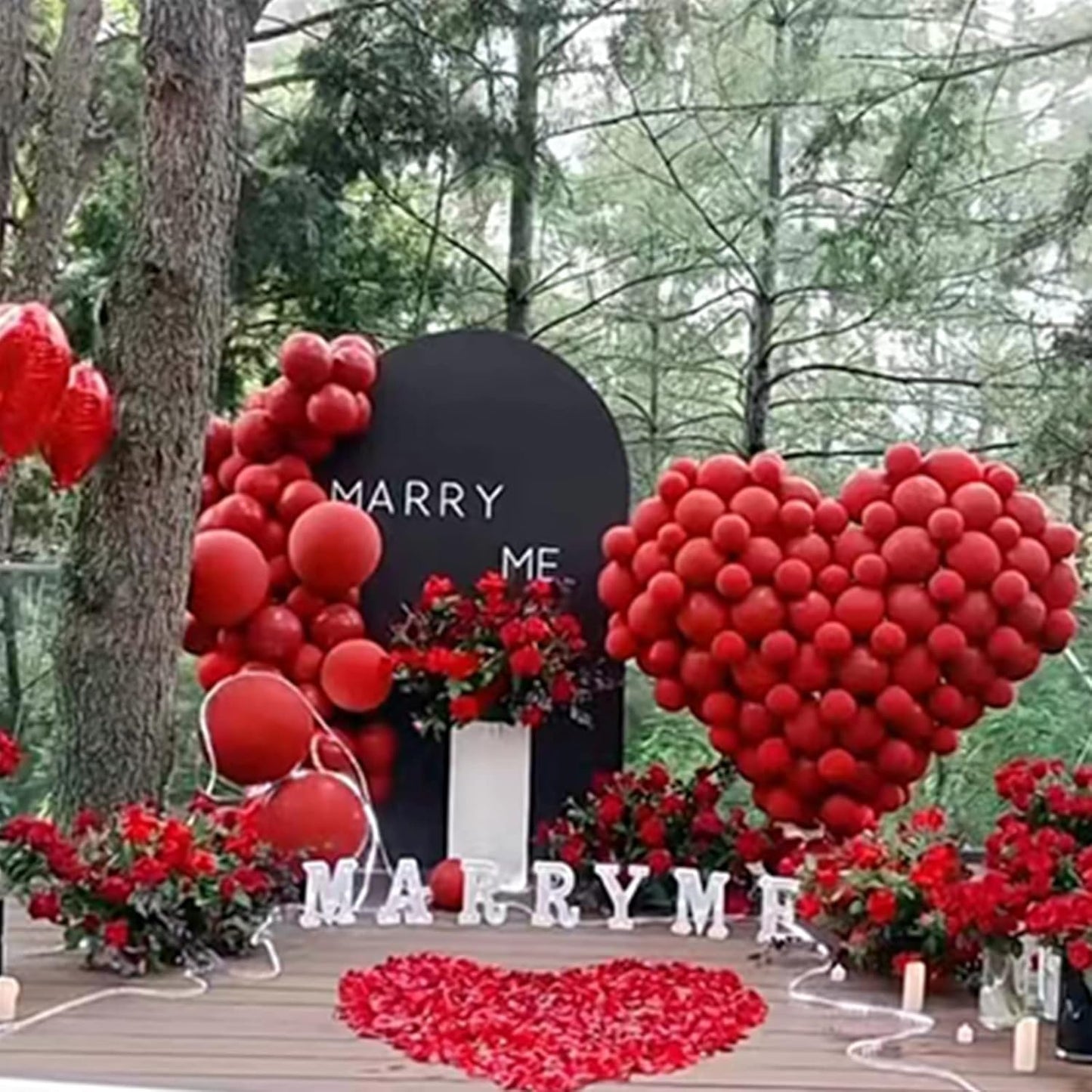 KAWKALSH 200pcs Red Balloons 5 Inch, Small Mini Latex Balloons for Party Birthday Baby Shower Anniversary Festival Arch Garland Decoration