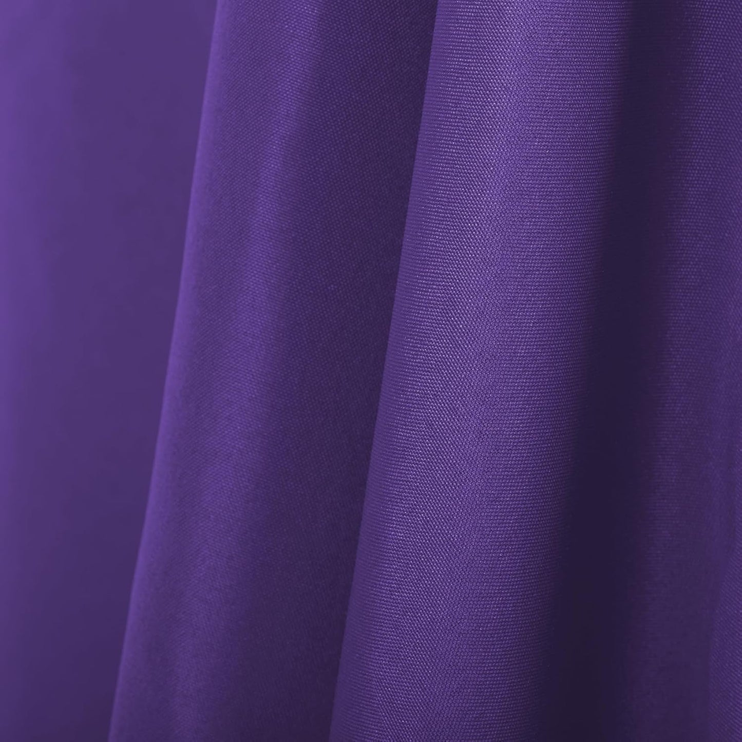 Ascoza 2pack 60x102 Inch Purple Rectangular Tablecloth 6 Feet Table Cloth in Polyester Fabric for Wedding/Banquet/Restaurant/Parties