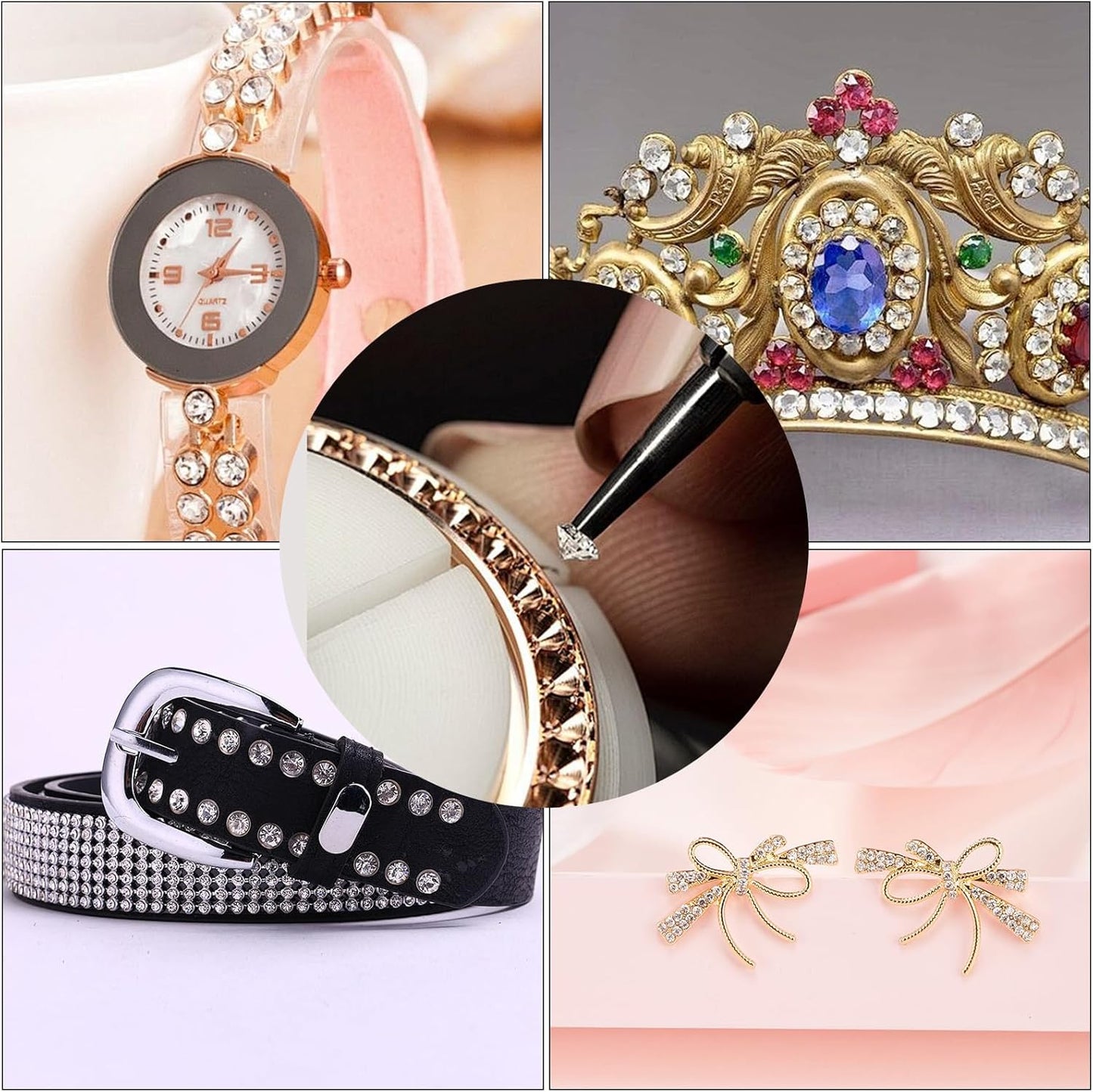 10000Pcs Crystal Acrylic Diamond Fake Gems Vase Filler, 4.5mm Faux Diamonds for Table Scatter Wedding Party, Bridal Shower, Birthday Decoration (Dark Blue, 4.5mm)