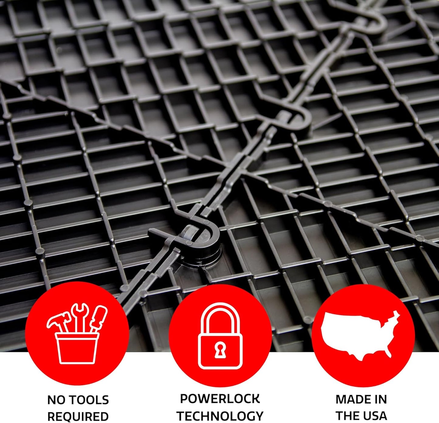 Big Floors 3X3RESMAPLE Modular Interlocking Lightweight Plastic Dance Floor Kit (3' x 3'), Light Maple, 21 Piece