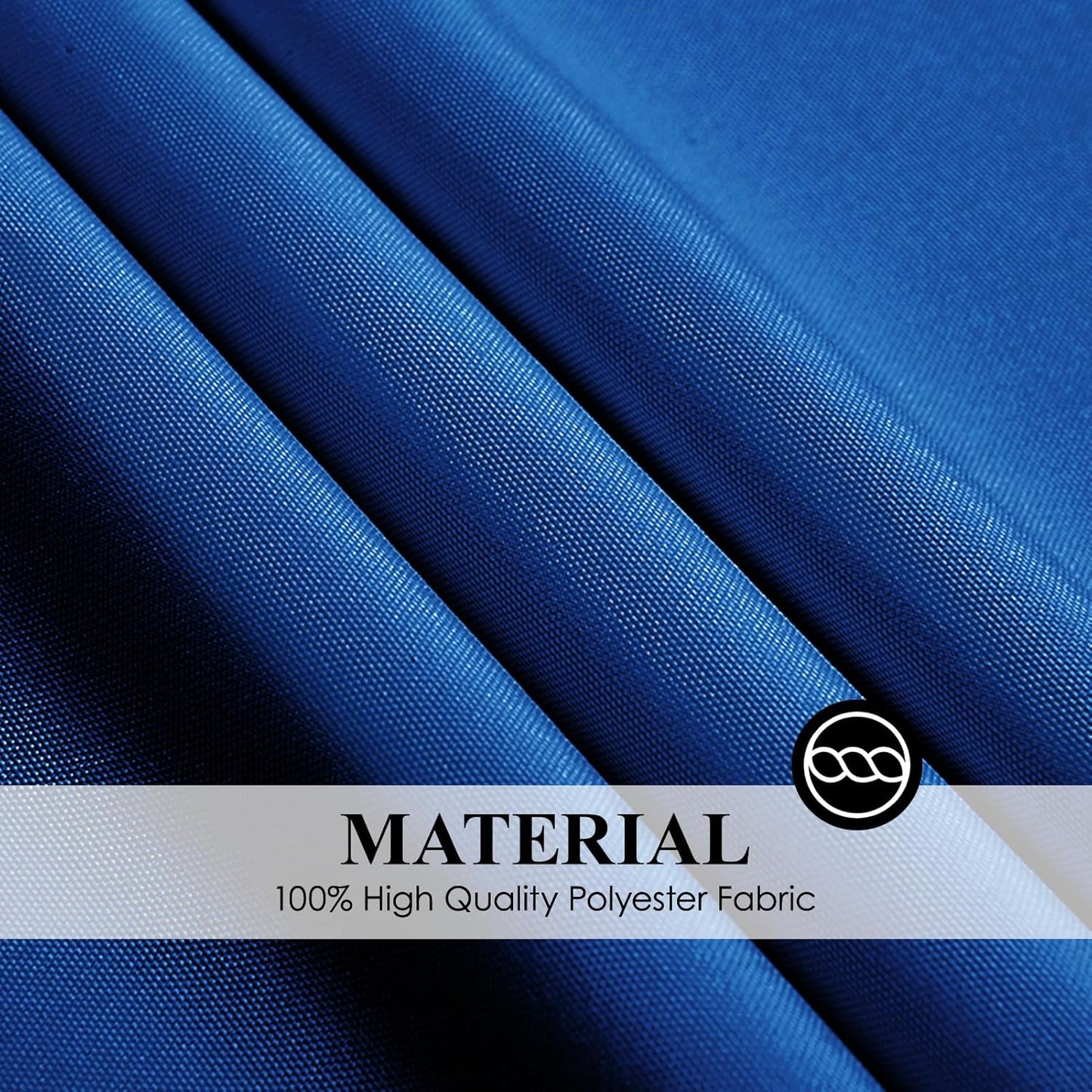 Round Tablecloth 2 Pack 90 Inch Royal Blue Tablecloths Washable Decorative Linen Polyester Table Clothes Cover for Dining Table Banquets Buffet Parties and Wedding