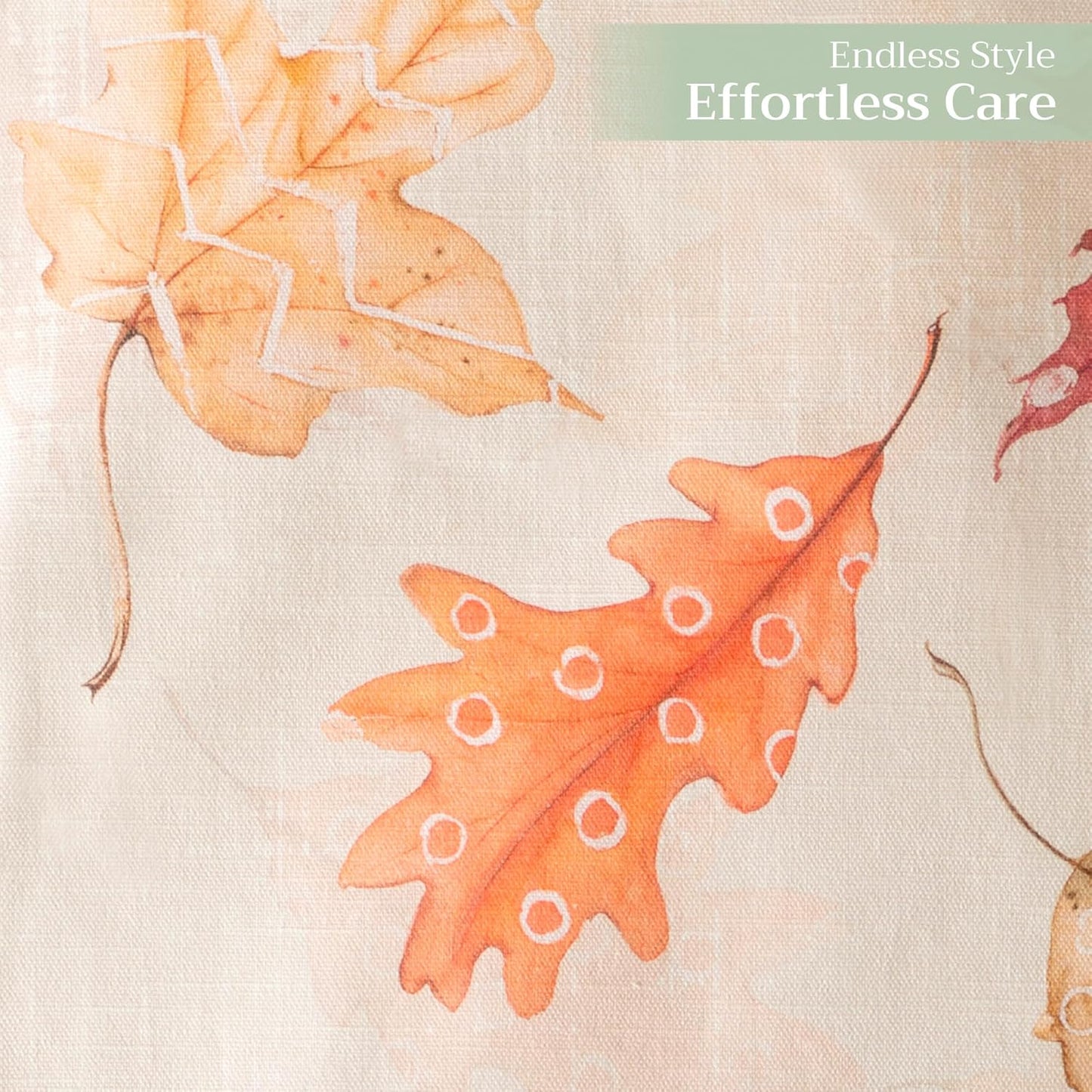 Maison d' Hermine Table Runner 100% Cotton Double Layer Table Runners 72 inches Long for Thanksgiving Christmas Decorations Home Kitchen Dining Party Wedding (Colours of Autumn, 14.5" x 72")