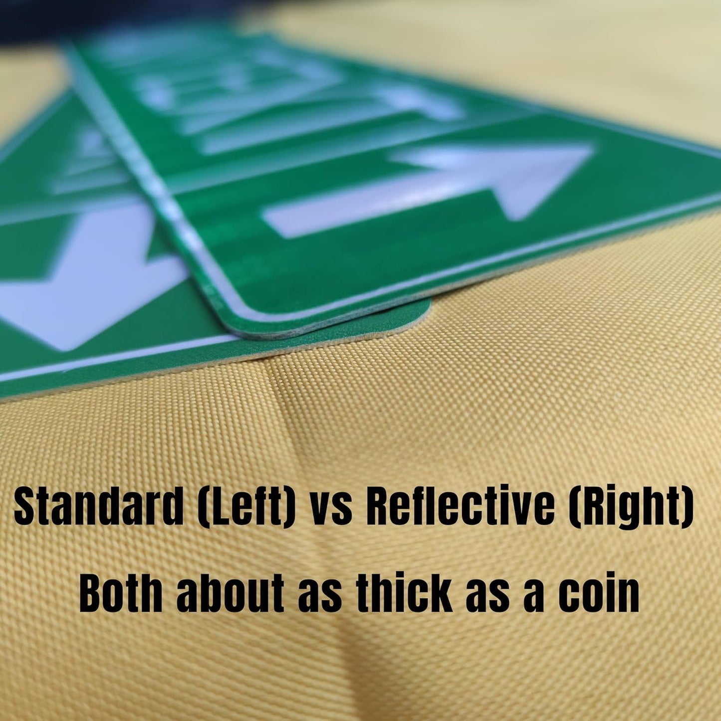 Custom Reflective Street Signs - Single/Double Sided Outdoor Metal Signs with Text, Photo, Logo - Personalized for Office, Business, Home - 4x18 Inch Rust Free .040 Aluminum