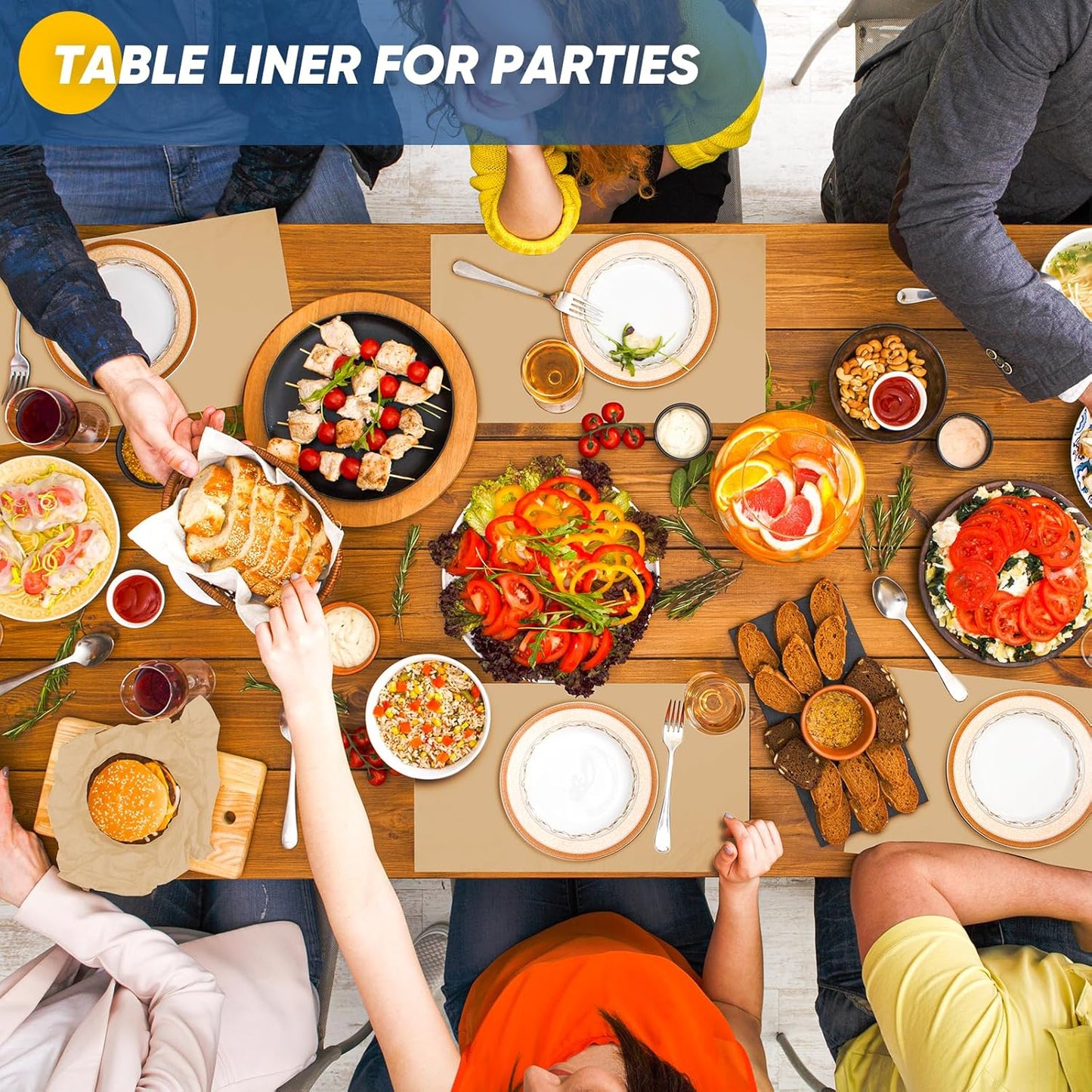 Brown Wrapping Paper, Kraft Paper Roll, Craft Decorative Paper 15" x 450", Packing Paper for Moving Shipping Supplies, Poster Bulletin Board Paper Roll, Father Day Bouquet Flower Arts Crafts Gift Wrap