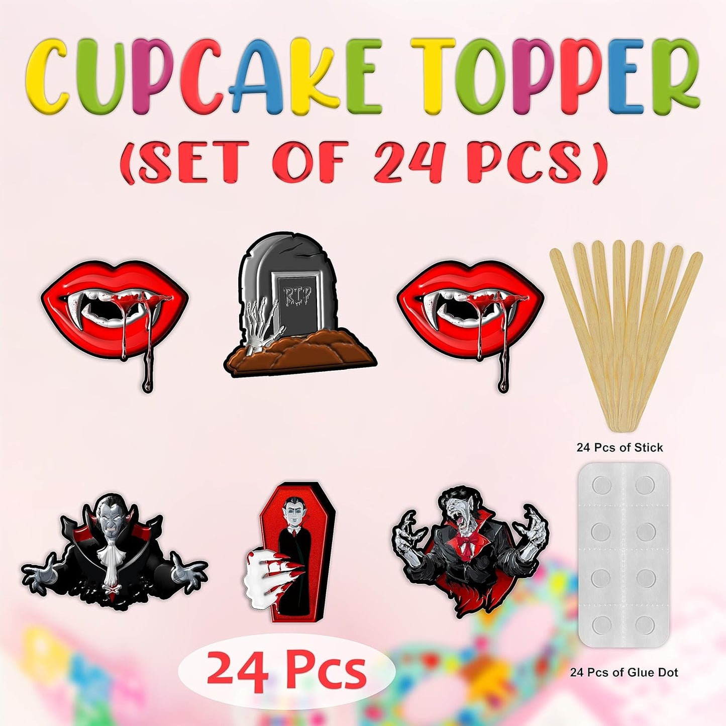 Seyal® Vampre Cupcake Topper