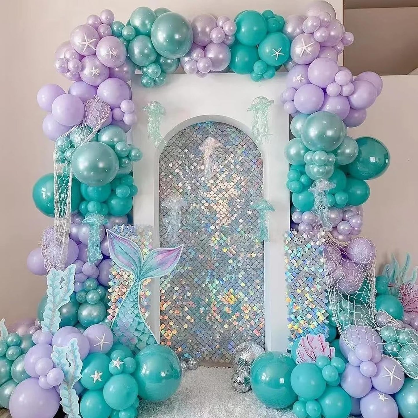 90pack Pastel Purple Balloons Different Size 18/12/10/5 Inch Pastel Purple Balloon Garland Arch Kit for Graduation, Wedding, Birthday, Baby Shower, Anniversary, New Year Party Decorations