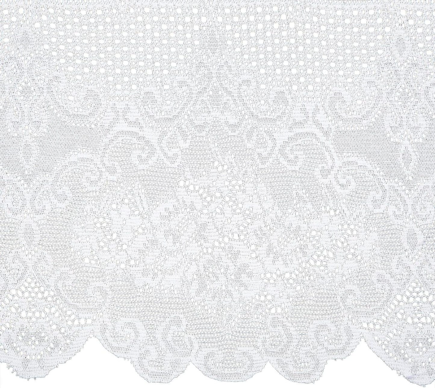 Juvale Lace Tablecloth - 60 x 97-Inch White Rectangular Table Cloth - Vintage Floral Scalloped Edge Elegant Dainty Tea Party Tablecloth & Wedding Reception Decor