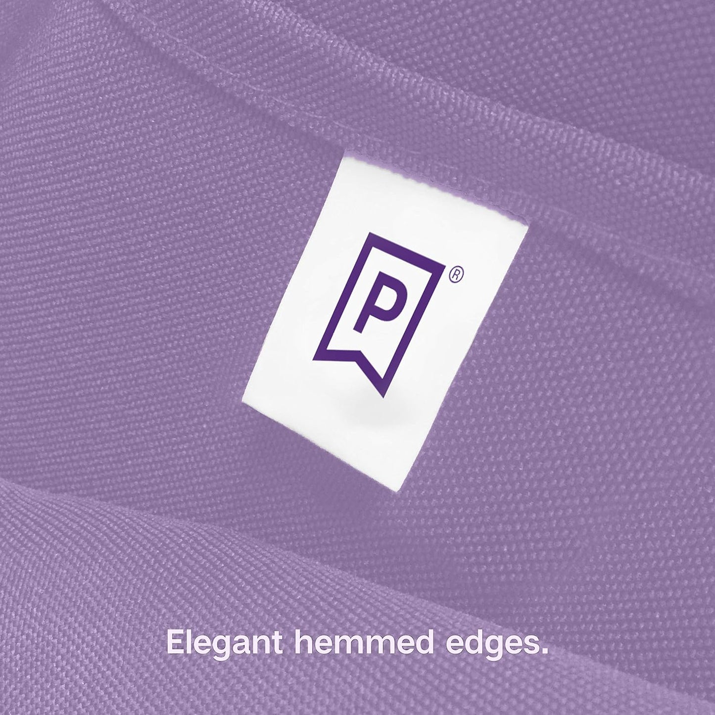 Gee Di Moda Square Tablecloth - 85 x 85 Inch Lavender Table Cloth for Large Square or Round Tables - Heavy Duty Washable Fabric - for Buffet Table, Holiday Party, Dinner, Wedding & Baby Shower