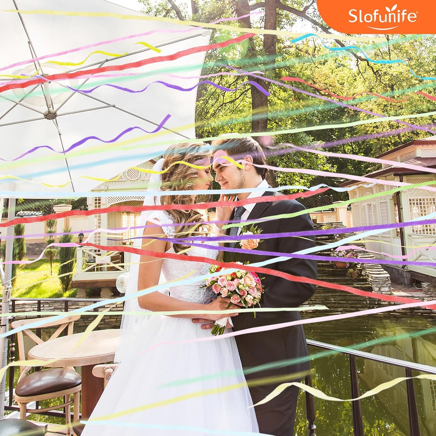 No Mess Streamers 100pack, Colorful Confetti Poppers,Hand Throw Party Poppers No Mess for Birthday, Graduation, Wedding Send Off, Engagement Party Favors(Colorful 100Pack)