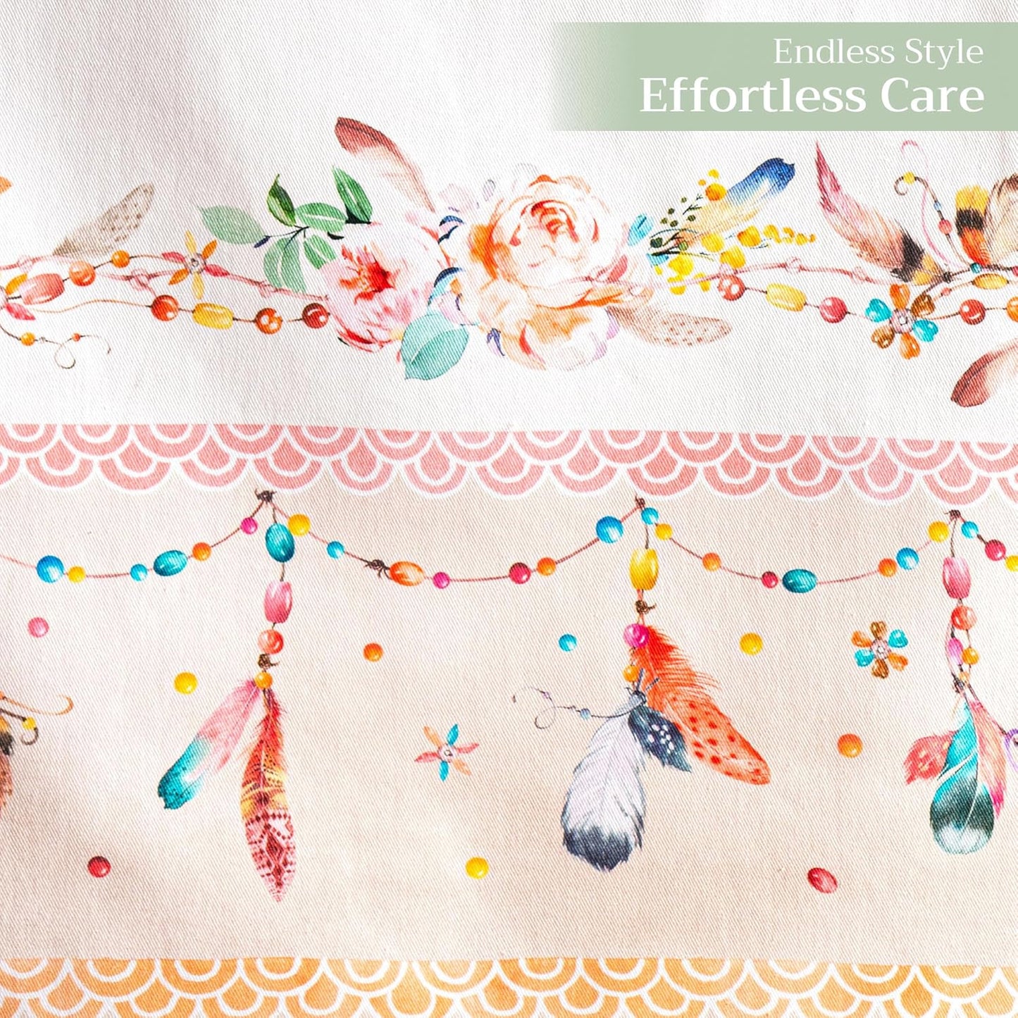 Maison d' Hermine Table Runner 100% Cotton Double Layer Table Runners 72 inches Long Decorative for Home Kitchen Dining Party Wedding Bridal Shower Spring Summer (Ibiza - Beige, 14.50" x 72")