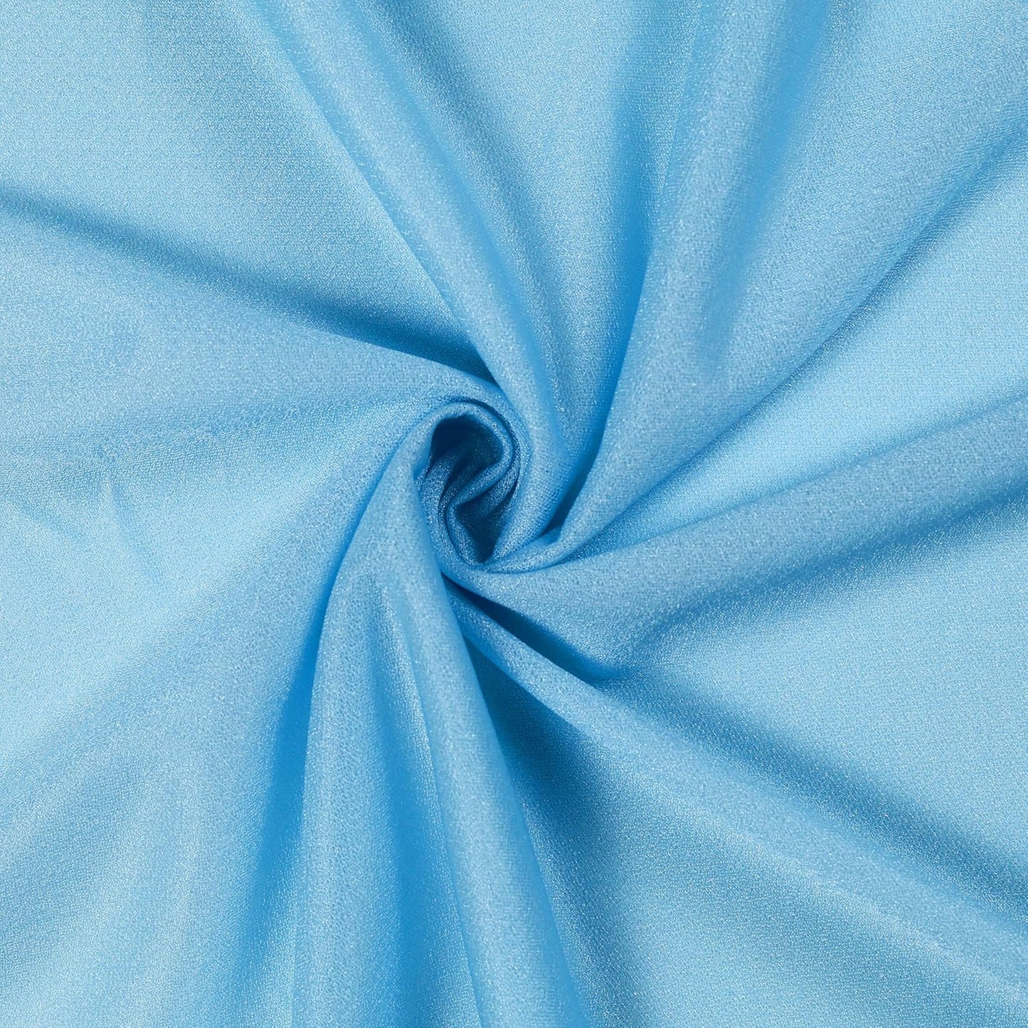 VDS Pack of 1 Panel (30 Inch X 40 Feet) Wedding Arch Draping Fabric Sheer Chiffon Fabric Drapery for Wedding Ceremony Reception Swag Backdrop Canopy Chuppah ARBO Altars Decoration (Turquoise)