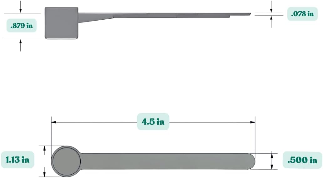 13 mL (13 CC) Long Handle Scoop for Measuring Coffee, Pet Food, Grains, Protein, Spices and Other Dry Goods (Pack of 25)
