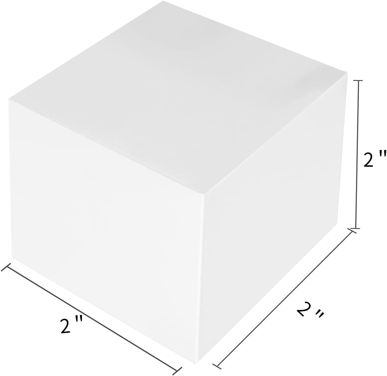 100 Pack Small Gift Boxes, 2x2x2 Inches Favor Boxes White Paper Gift Boxes with Lids for Presents, Crafting, Cupcake Boxes, Gifts, Candy Boxes for Wedding Party Bridal Shower Baby Shower Favors