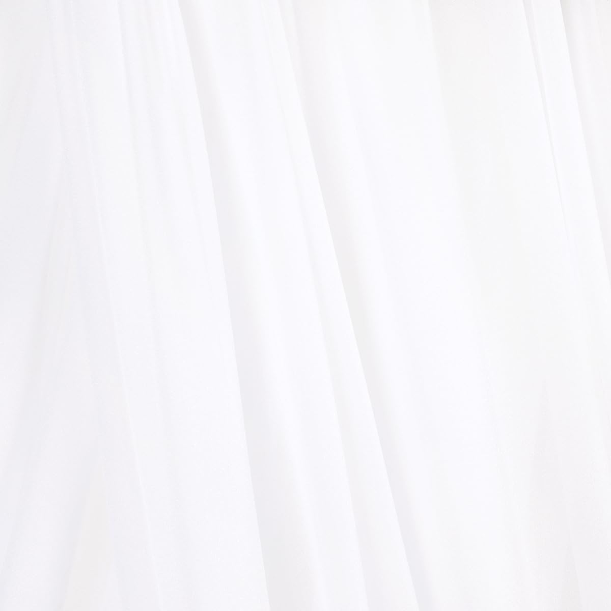 White Elegant Arch Draping Fabric 2 Panels Outdoor 29" × 20Ft Sheer Chiffon Curtain Drapes for Fall Wedding Ceremony Birthday Party Garden Brunch 2 Panels