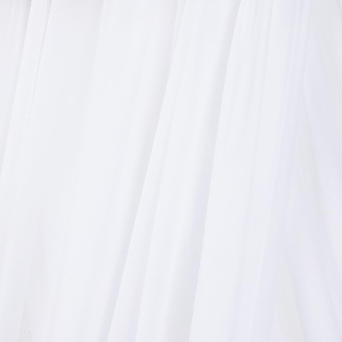 MLMC White Wedding Arch Draping Fabric 4 Panels 29" x 20 FT Extra Long Gauze Drapes Sheer Backdrop Curtains 6.6 Yards Outdoor Drapery Panels for Wedding Ceremony Party Ceiling Decoration