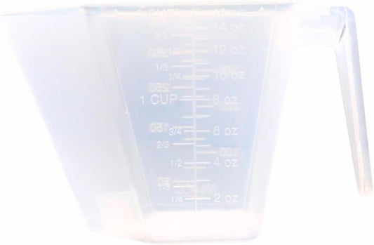 2 Cup LONG Handle (1 Pint | 16 Oz. | 500 mL) Scoop for Measuring Coffee, Pet Food, Grains, Protein, Spices and Other Dry Goods (Pack of 25)