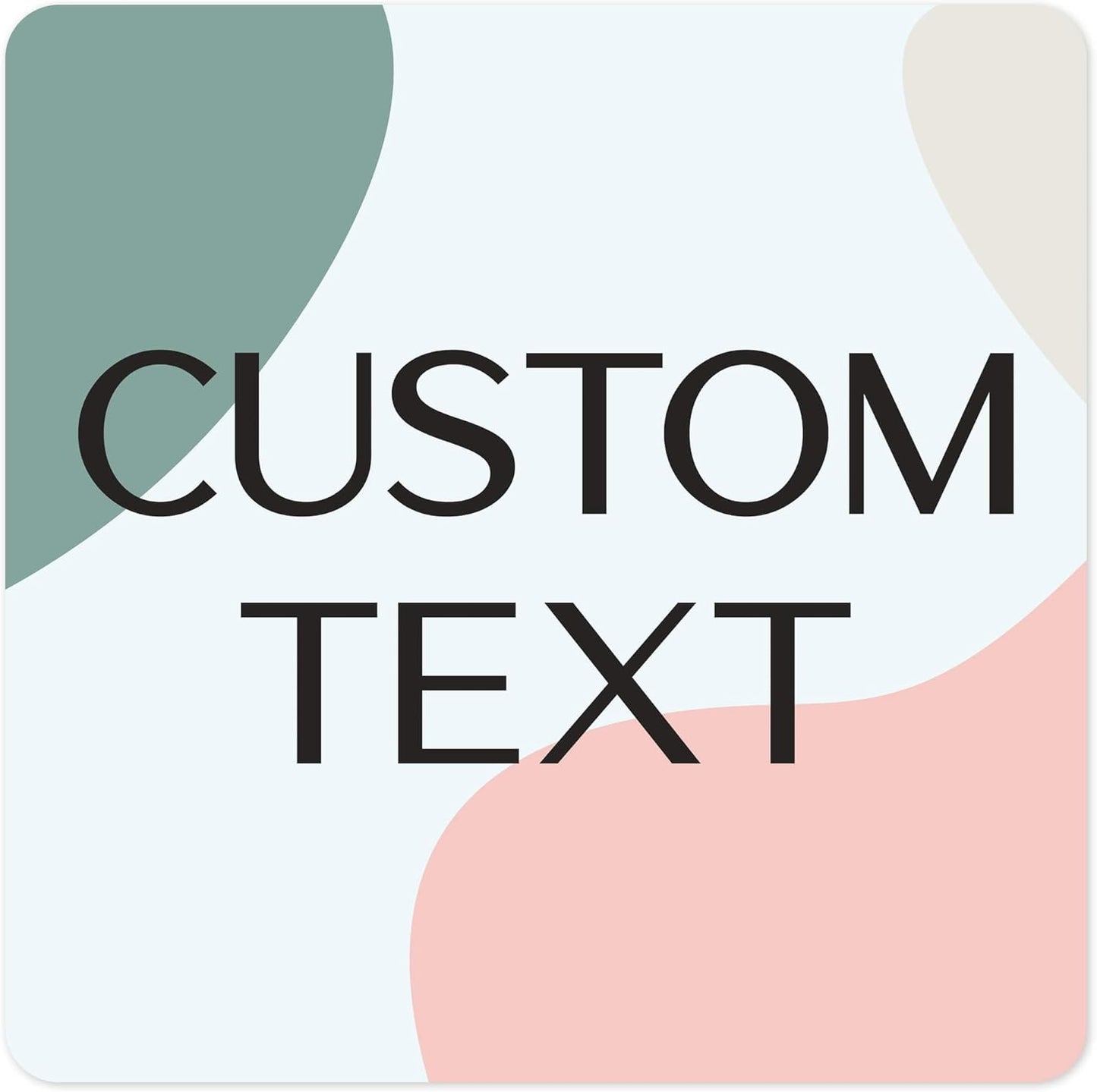 Custom Sign, Custom Street Sign, 11 Font Colors, 13 Font Styles, 4 Hole Options, 22 Sizes, 30x30 Inches, Rust Free DiBound, Fade Resistant, Made in USA by My Sign Center (Minimalist)