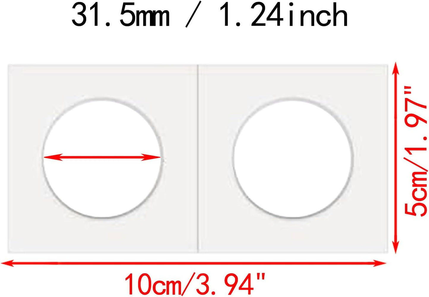 200 PCS Premium Cardboard Coin Flips 2 x 2 inch Coin Collection Supplies for Half Dollar, Mylar Coin Flips Coin Holders for Collectors (Half Dollar Coin Flips)