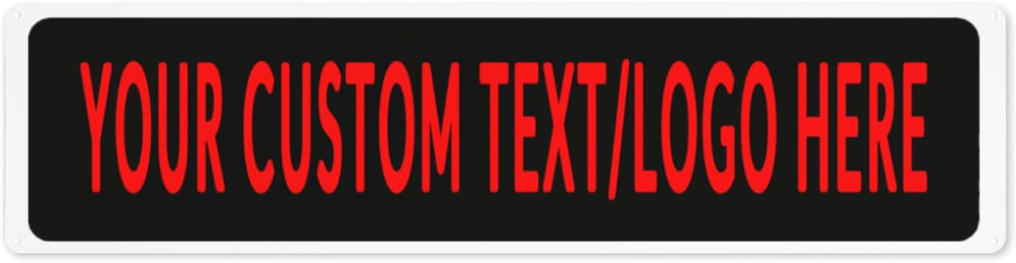 Custom Sign Personalized Custom Metal Sign, Customize For Office, Business, Workplace, Office, Home, Delivery Signs 4x16