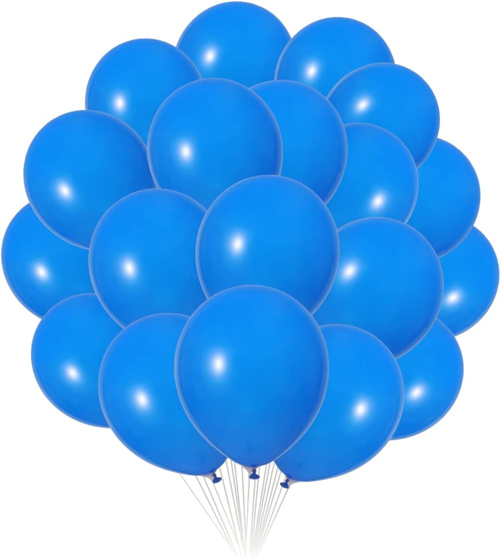 300 Pack Blue Balloons 12 inch Blue Latex Party Balloon Bulk for Various Party Events Decorations
