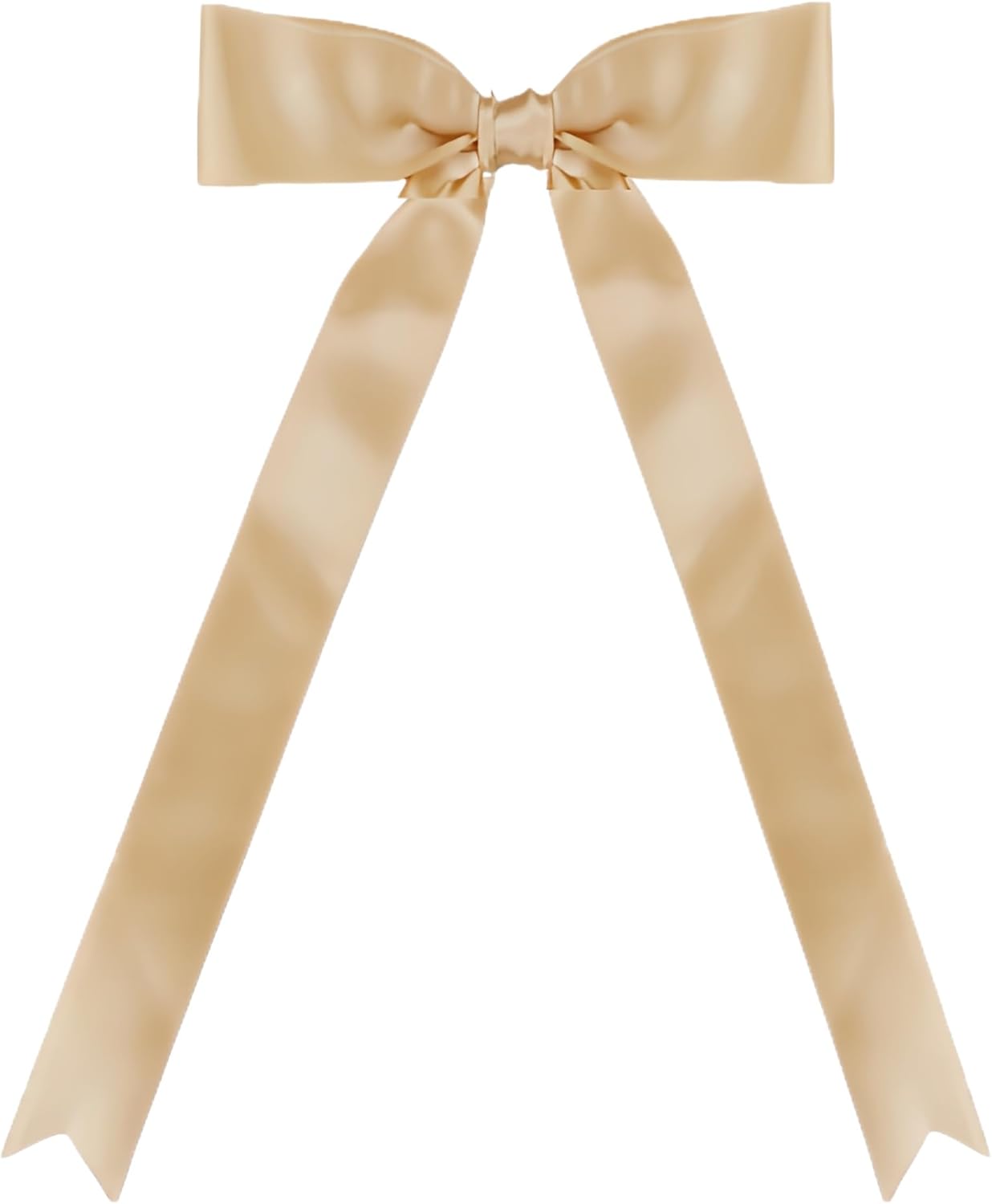 30 Pcs Latte Satin Bows 6 X 10 Inch Premade Bows with Twist Tie for Wedding Florist Decor, Cake Pops,Christmas Tree & Gift Wrapping(Latte)