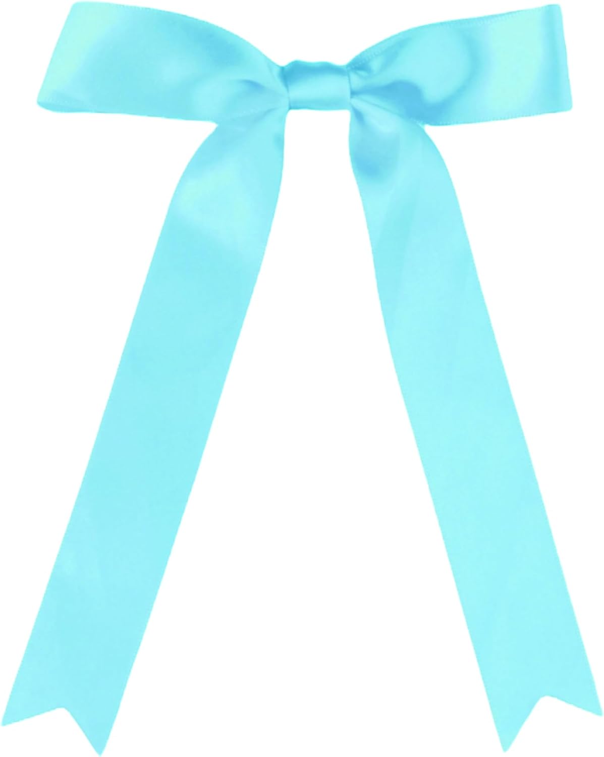 30 Pcs Turquoise Blue Satin Bows 6 X 10 Inch Premade Bows with Twist Tie for Wedding Florist Decor, Cake Pops,Christmas Tree & Gift Wrapping(Turquoise Blue)