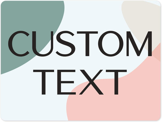 Custom Sign, Custom Street Sign, 11 Font Colors, 13 Font Styles, 4 Hole Options, 22 Sizes, 36x48 Inches, Rust Free DiBound, Fade Resistant, Made in USA by My Sign Center (Minimalist)