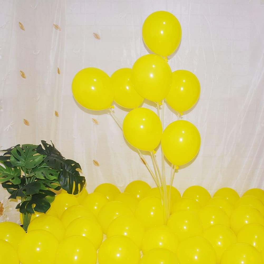 400 Pack Yellow Balloons 5 Inch Pastel Yellow Matte Latex Small Balloon for Birthday Wedding Bridal Baby Shower Bulk Balloons Party Decorations