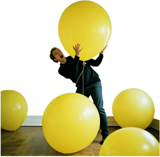 30 Pack Yellow Balloons 36 inch Yellow Latex Large Balloons for Party Decorations and Events