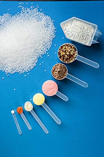 63 mL (63 CC | 2.13 Oz.) Long Handle Scoop for Measuring Coffee, Pet Food, Grains, Protein, Spices and Other Dry Goods (Pack of 5)