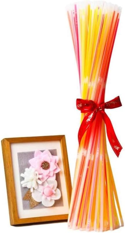 Glow Fever Glow Sticks Bulk 100ct 22'' Glow Necklaces with Connectors, Neon Light Sticks for Party Festivals Raves Concert Birthday Wedding, Green